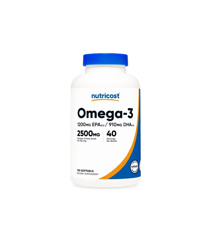 Nutricost Omega 3 Fish Oil - 2500MG, 120 Softgels